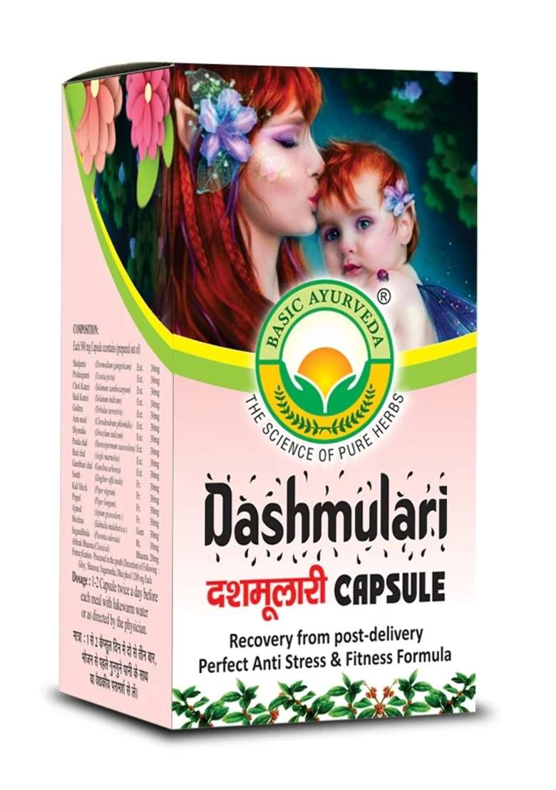 Basic Ayurveda Dashmulari 40 Capsule - Indya