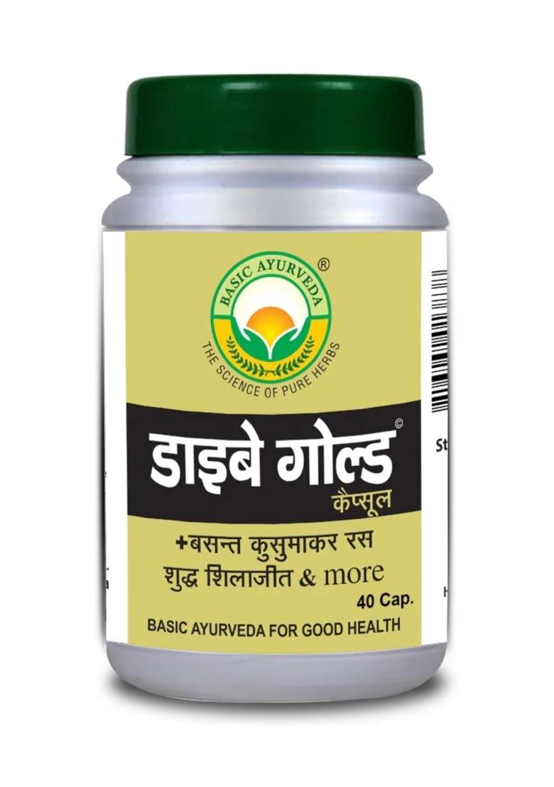 Basic Ayurveda Diabe Gold 40 Capsule - Indya