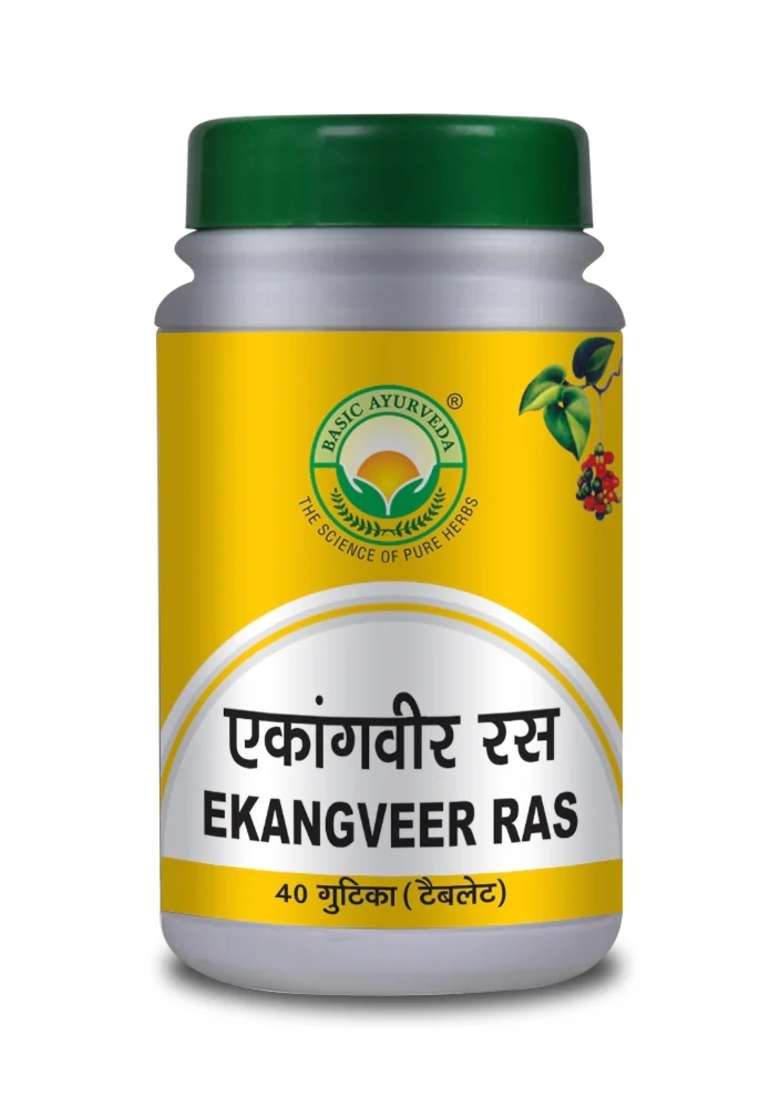 Basic Ayurveda Ekangveer Ras 40 Tablet - Indya