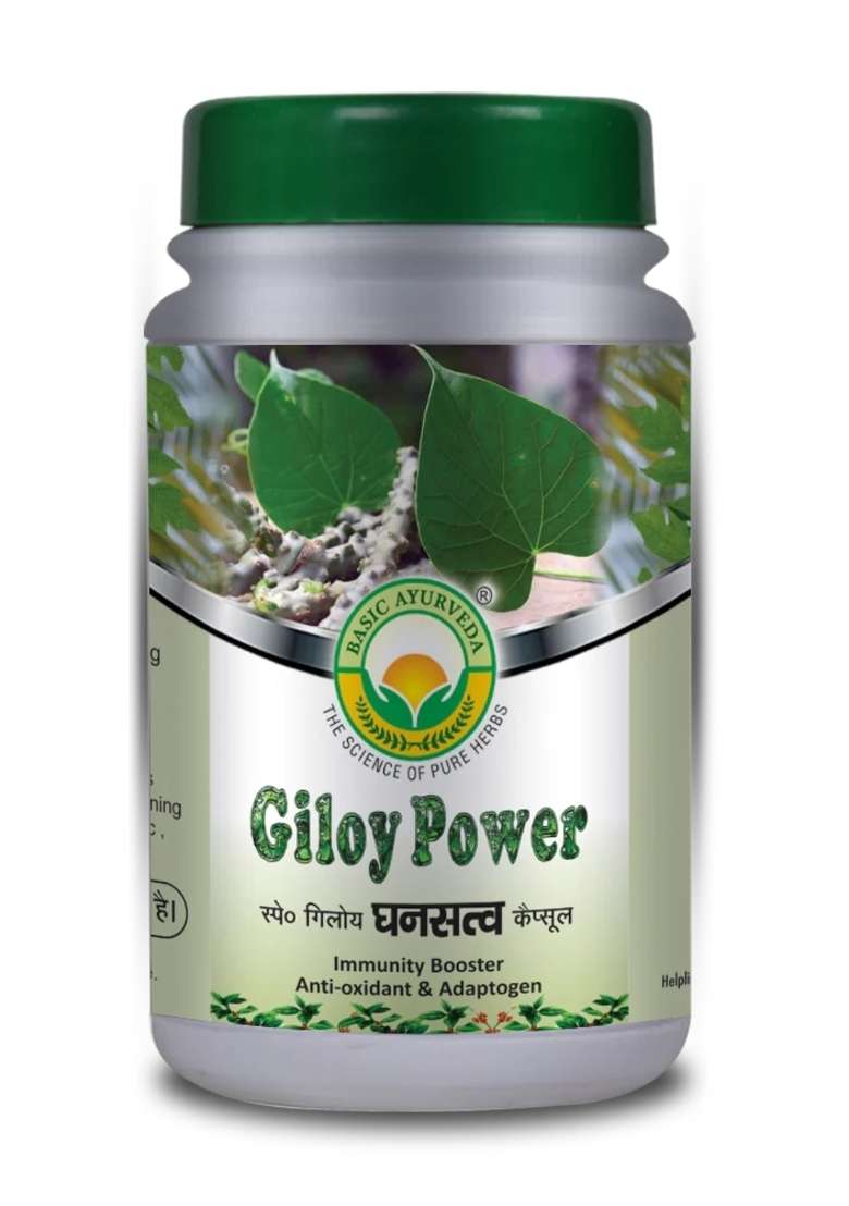 Basic Ayurveda Giloy Power 40 Capsules - Indya