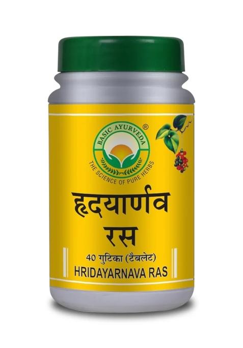 Basic Ayurveda Hridayarnava Ras 40 Tablet