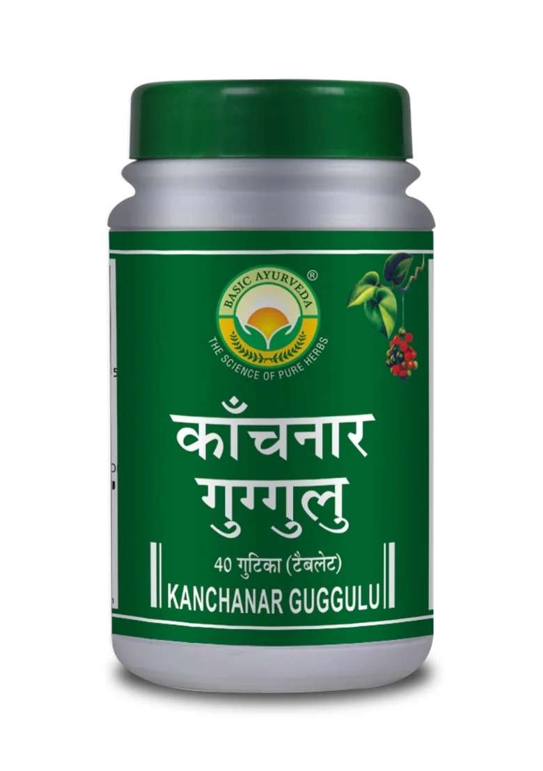 Basic Ayurveda Kanchanar Guggulu 40 Tablet - Indya