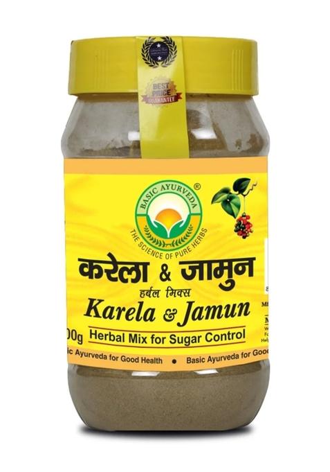Basic Ayurveda Karela & Jamun Mix For Sugar Control Powder 200gm