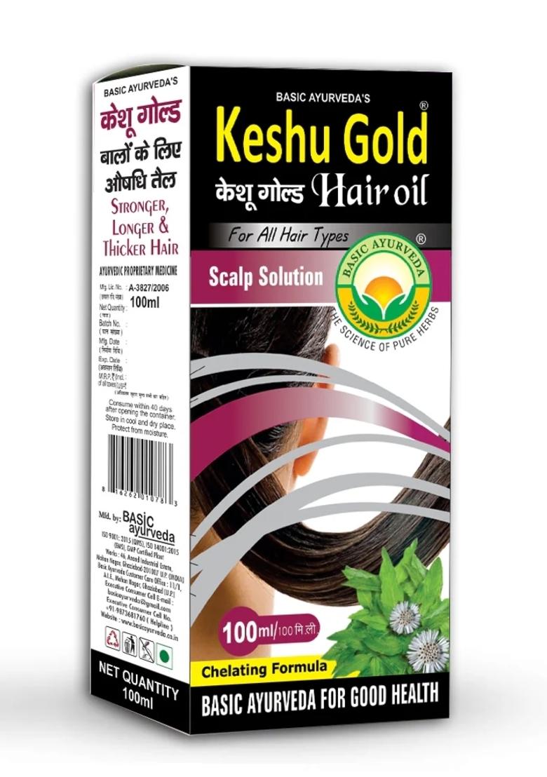 Basic Ayurveda Keshu Gold (Coconut) Hair Oil 100ml