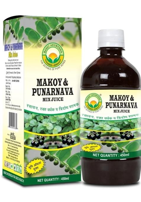 Basic Ayurveda Makoy & Punarnava Mix Juice 