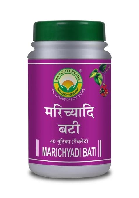 Basic Ayurveda Marichyadi Bati 40 Tablet