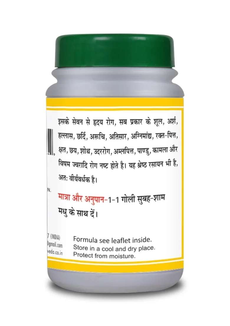 Basic Ayurveda Nagarjunabhra Ras 40 Tablet - Indya