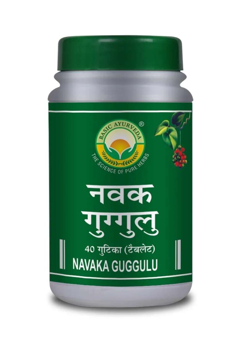Basic Ayurveda Navaka Guggulu 40 Tablet - Indya