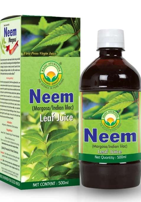Basic Ayurveda Neem Leaf (Margosa ) Juice 500 M 