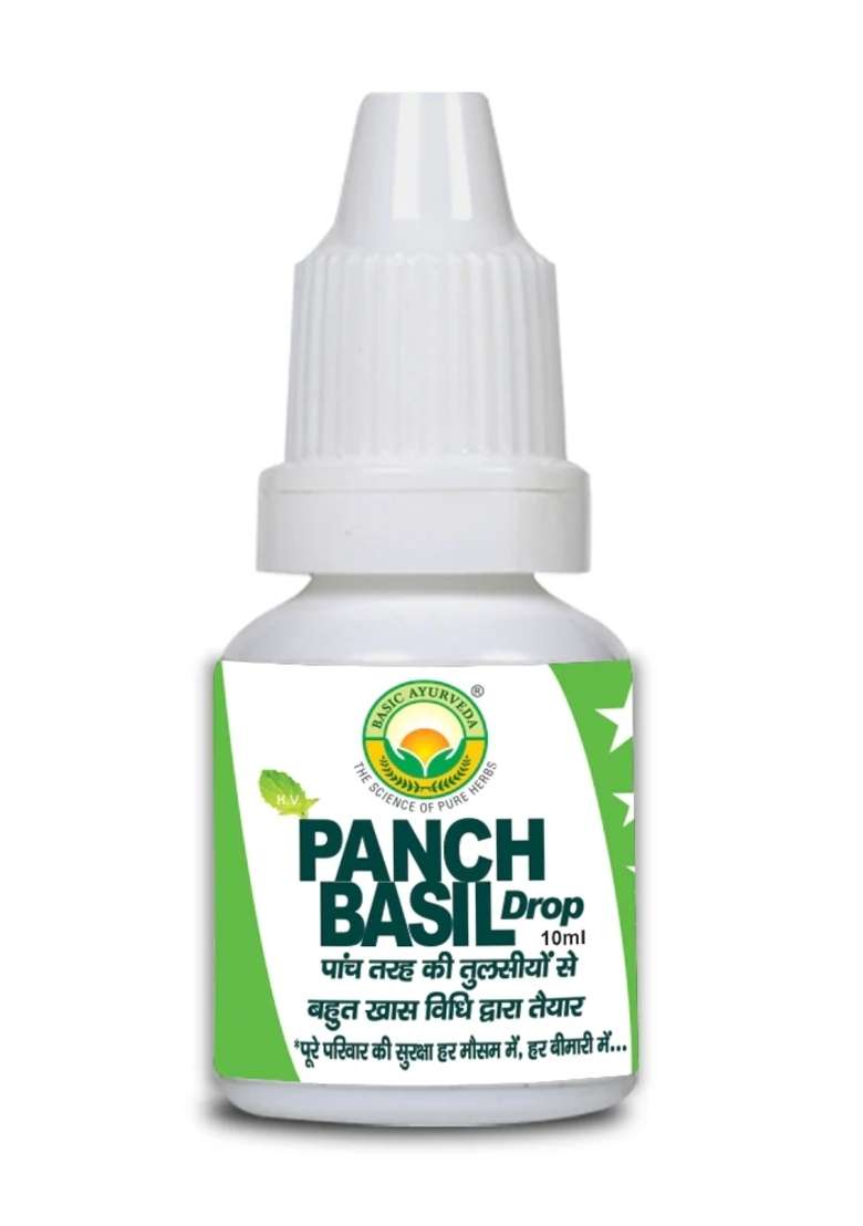 Basic Ayurveda Panch Basil Tulsi Drop - Indya