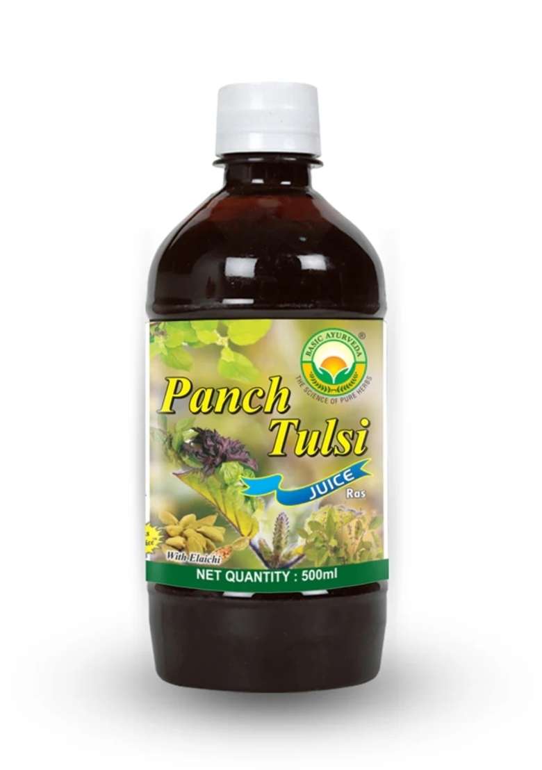 Basic Ayurveda Panch Tulsi Juice (Ras)  - Indya