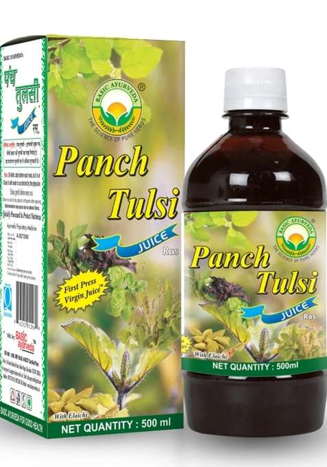 Basic Ayurveda Panch Tulsi Juice (Ras) 