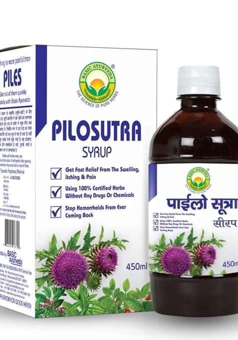 Basic Ayurveda Pilosutra Syrup 450 Ml