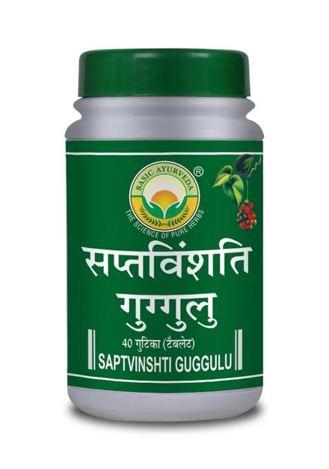 Basic Ayurveda Saptvinshti Guggulu 40 Tablet