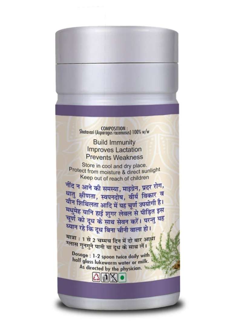 Basic Ayurveda Shatavari Churna 100 Gram - Indya