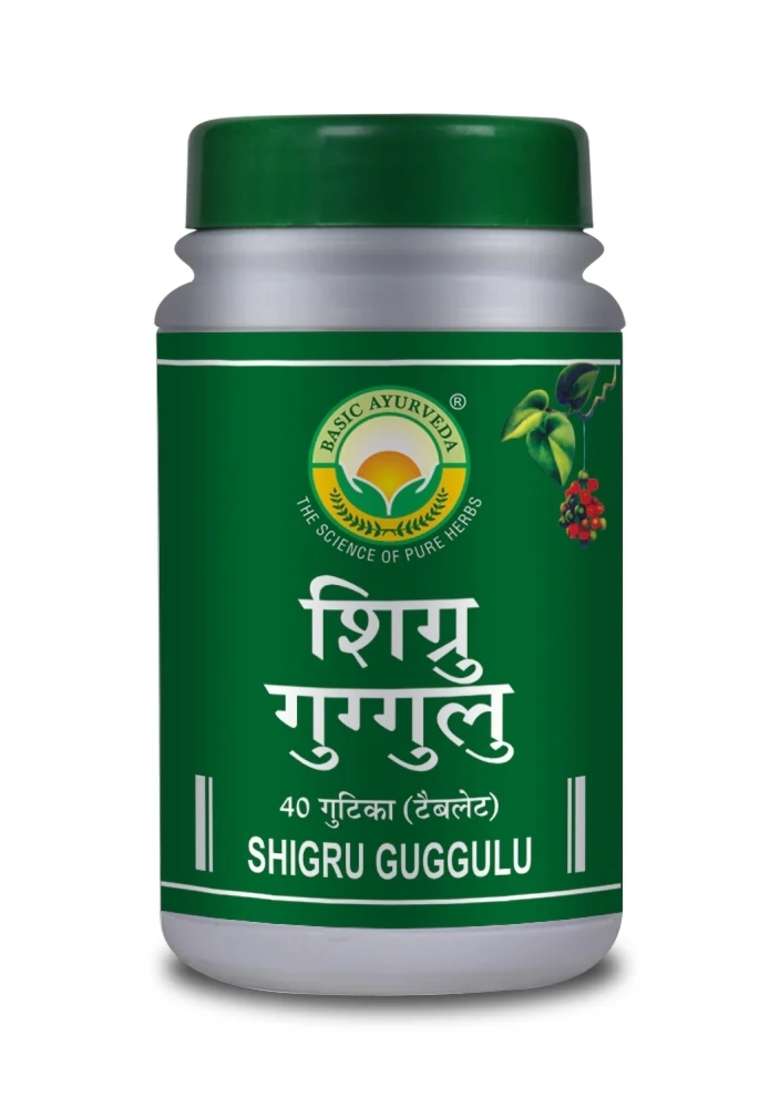 Basic Ayurveda Shigru Guggulu 40 Tablet - Indya