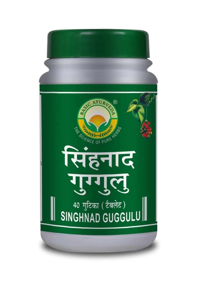 Basic Ayurveda Singhnad Guggulu 40 Tablet - Indya