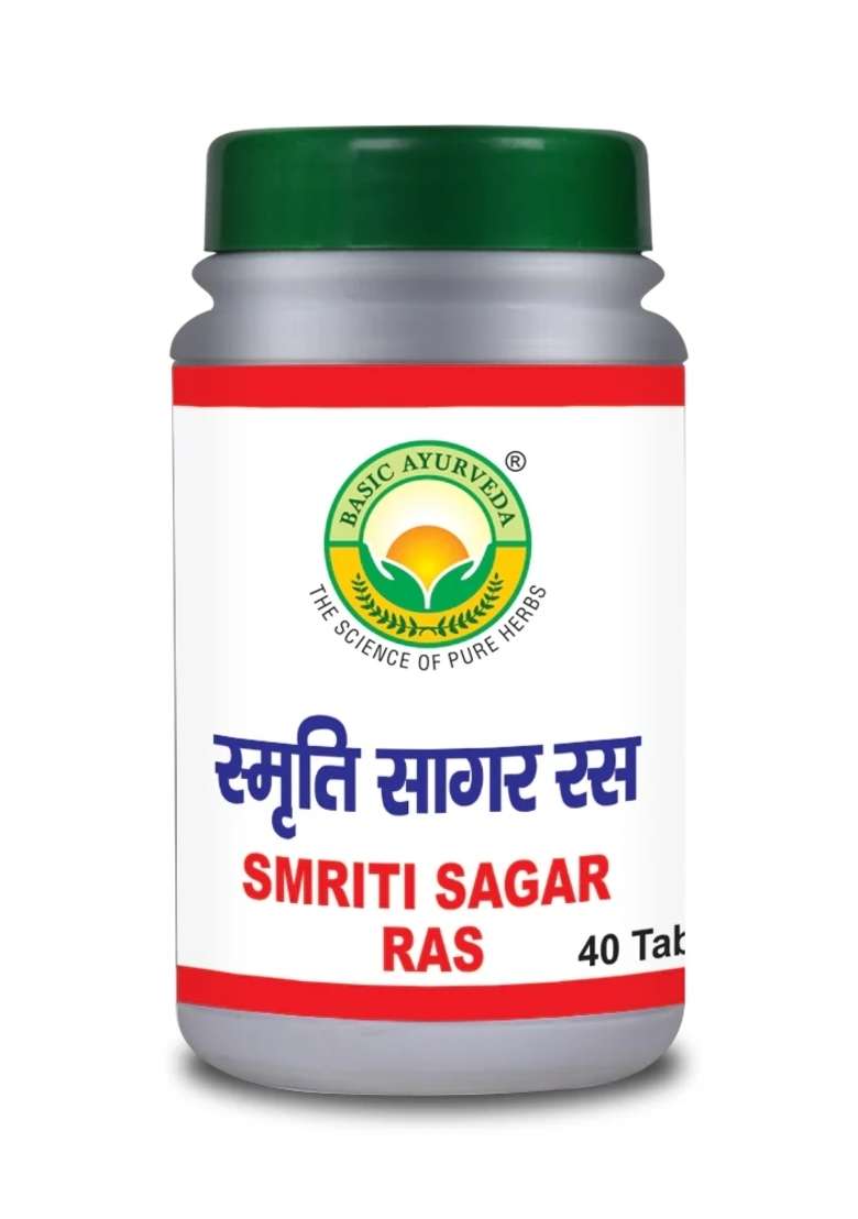 Basic Ayurveda Smriti Sagar Ras 40 Tablet - Indya