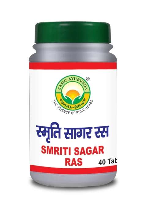 Basic Ayurveda Smriti Sagar Ras 40 Tablet