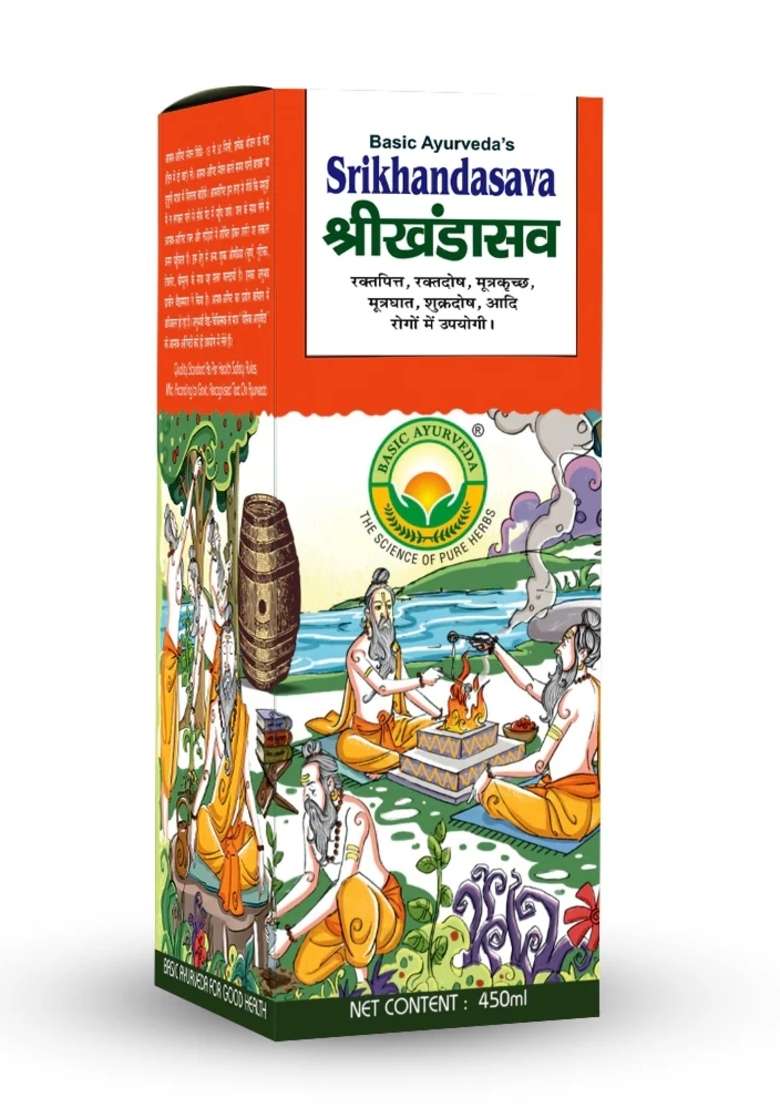Basic Ayurveda Srikhandasava 450Ml - Indya