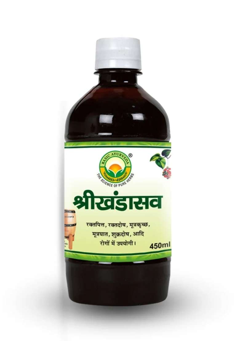 Basic Ayurveda Srikhandasava 450Ml - Indya