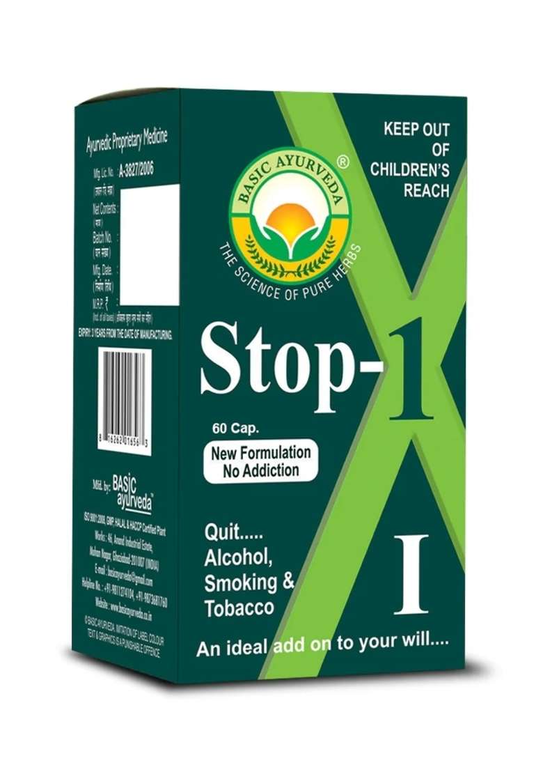 Basic Ayurveda Stop-1 60 Capsule - Indya