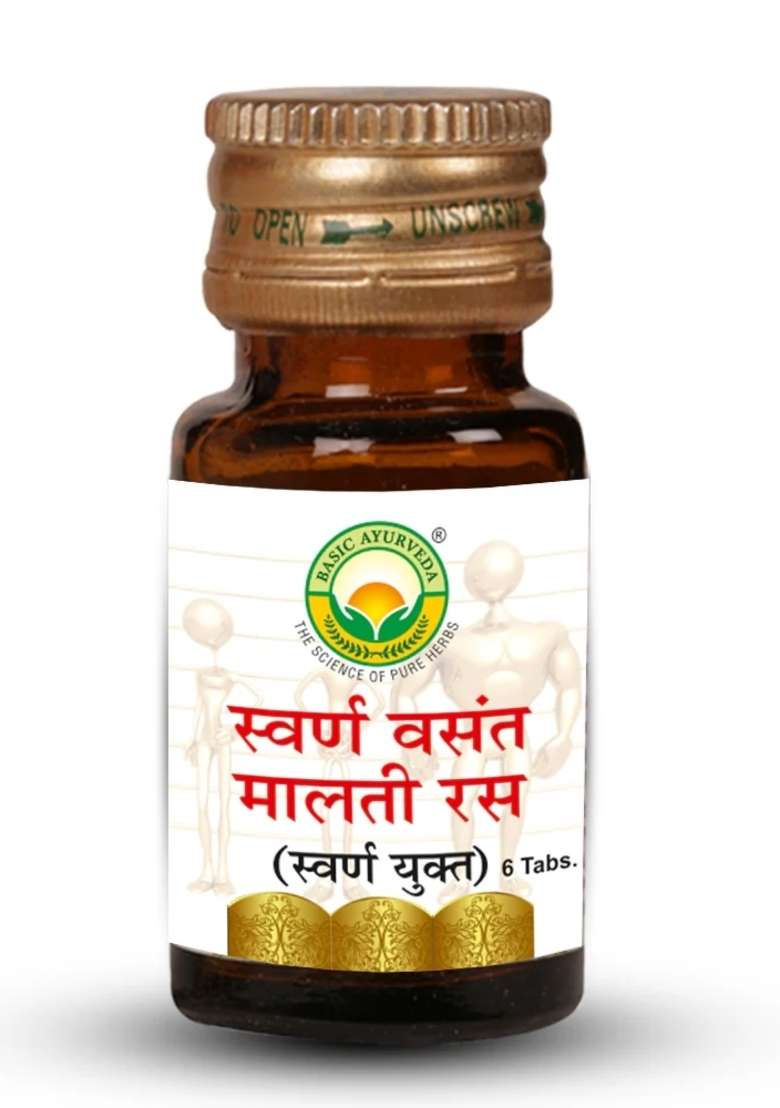 Basic Ayurveda Swarn Vasant Malti Ras - Indya