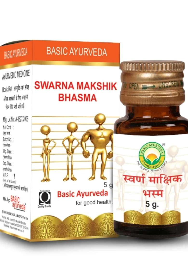 Basic Ayurveda Swarna Makshik Bhasma - Indya