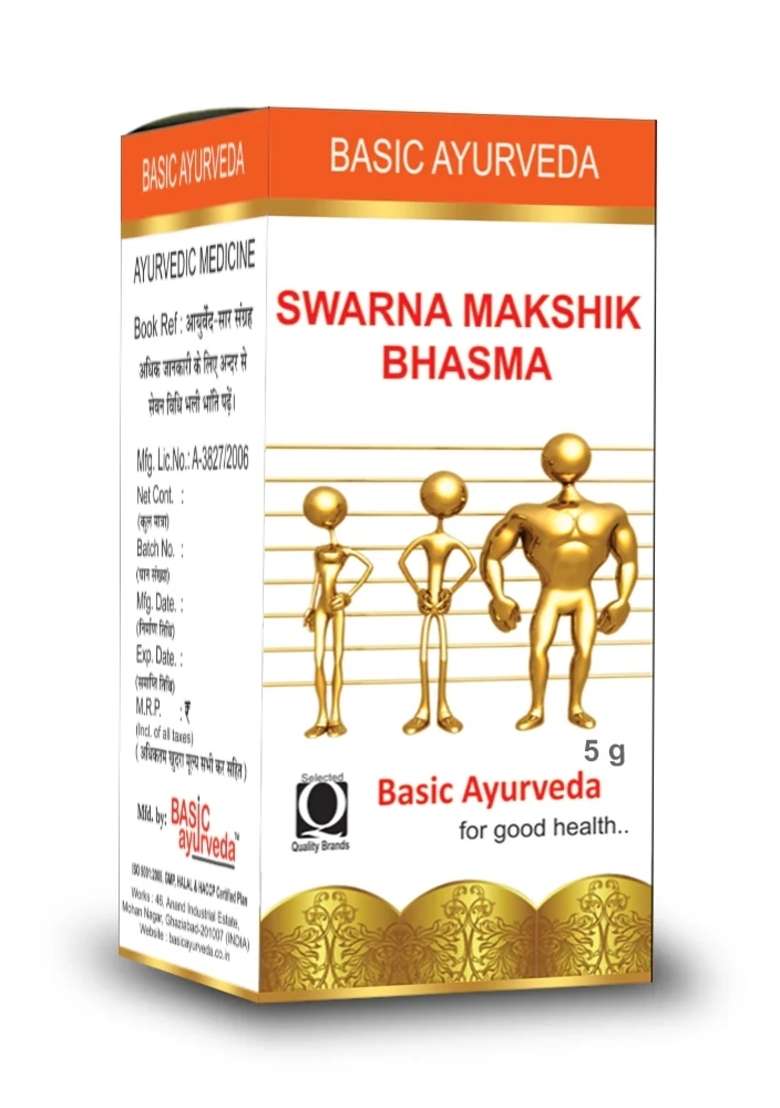 Basic Ayurveda Swarna Makshik Bhasma - Indya