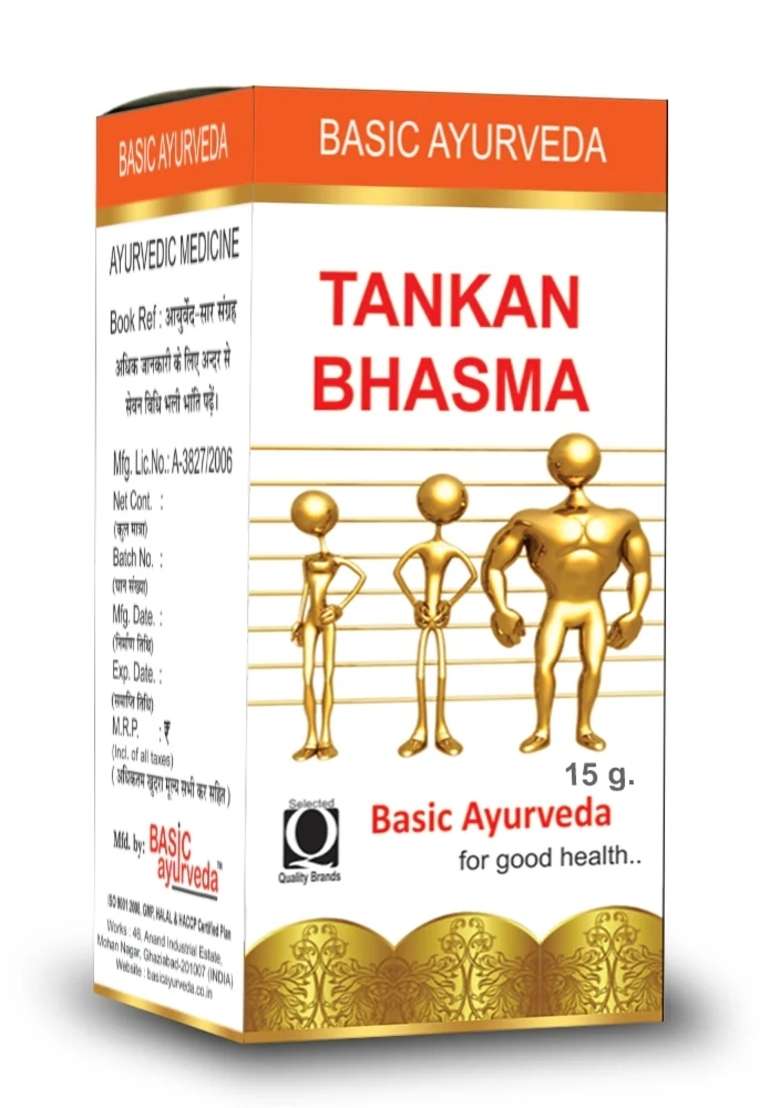 Basic Ayurveda Tankan Bhasma 15 Gram - Indya