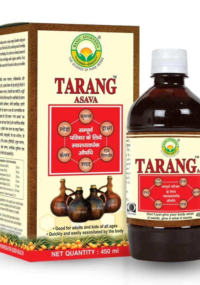 Basic Ayurveda Tarang Asava 450Ml - Indya