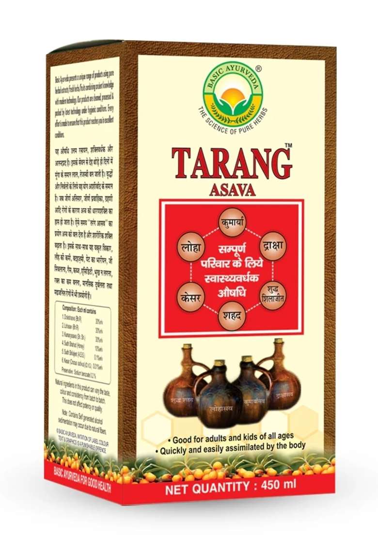 Basic Ayurveda Tarang Asava 450Ml - Indya