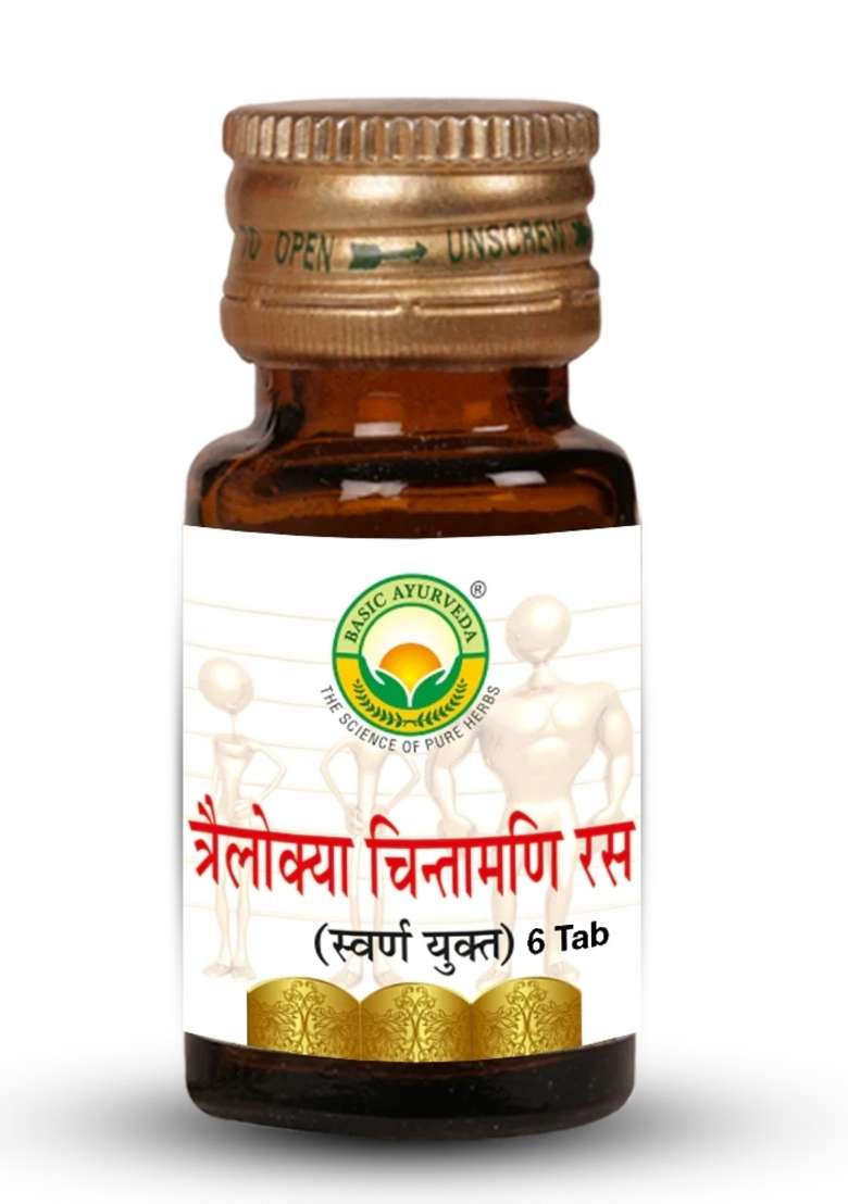 Basic Ayurveda Trailokya Chintamani Ras - Indya