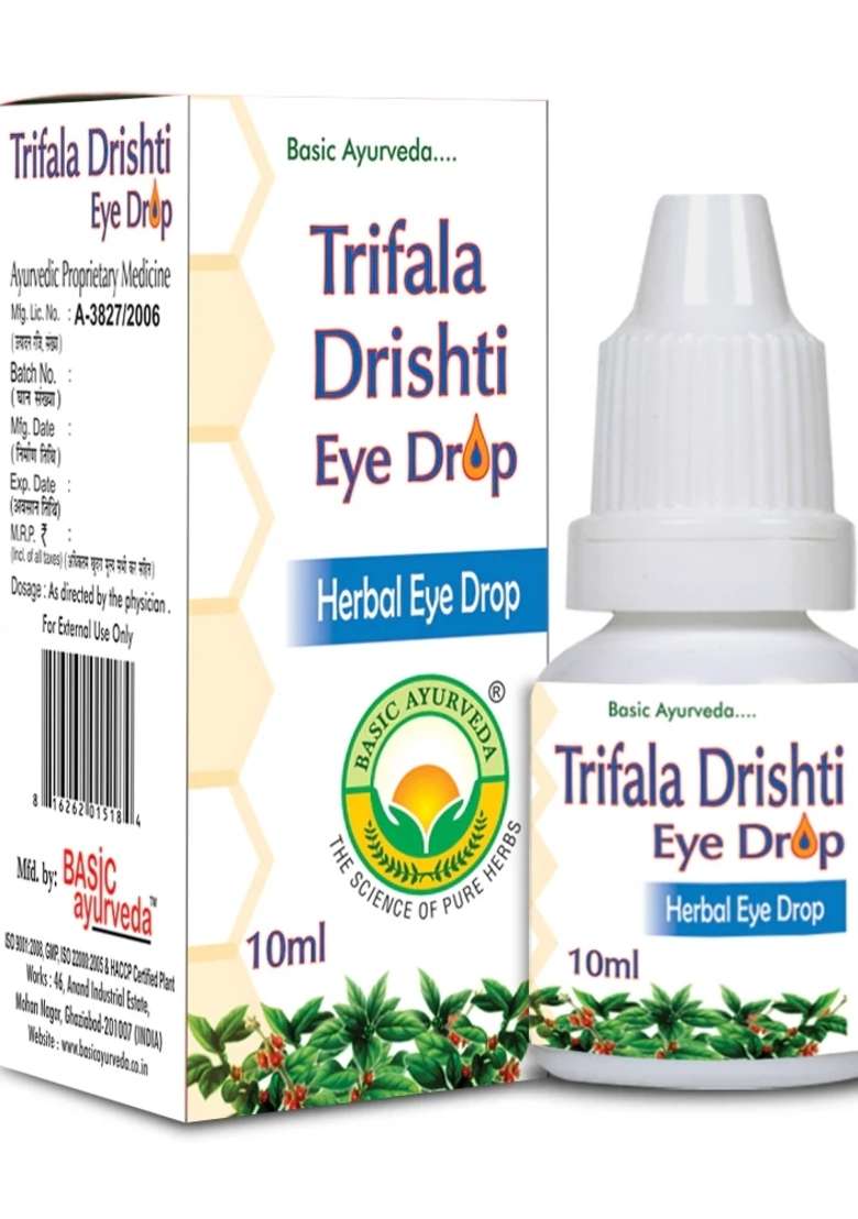 Basic Ayurveda Trifala Drishti Eye Drop 10Ml - Indya