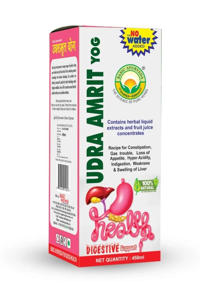 Basic Ayurveda Udra Amrit Yog 450 Ml - Indya