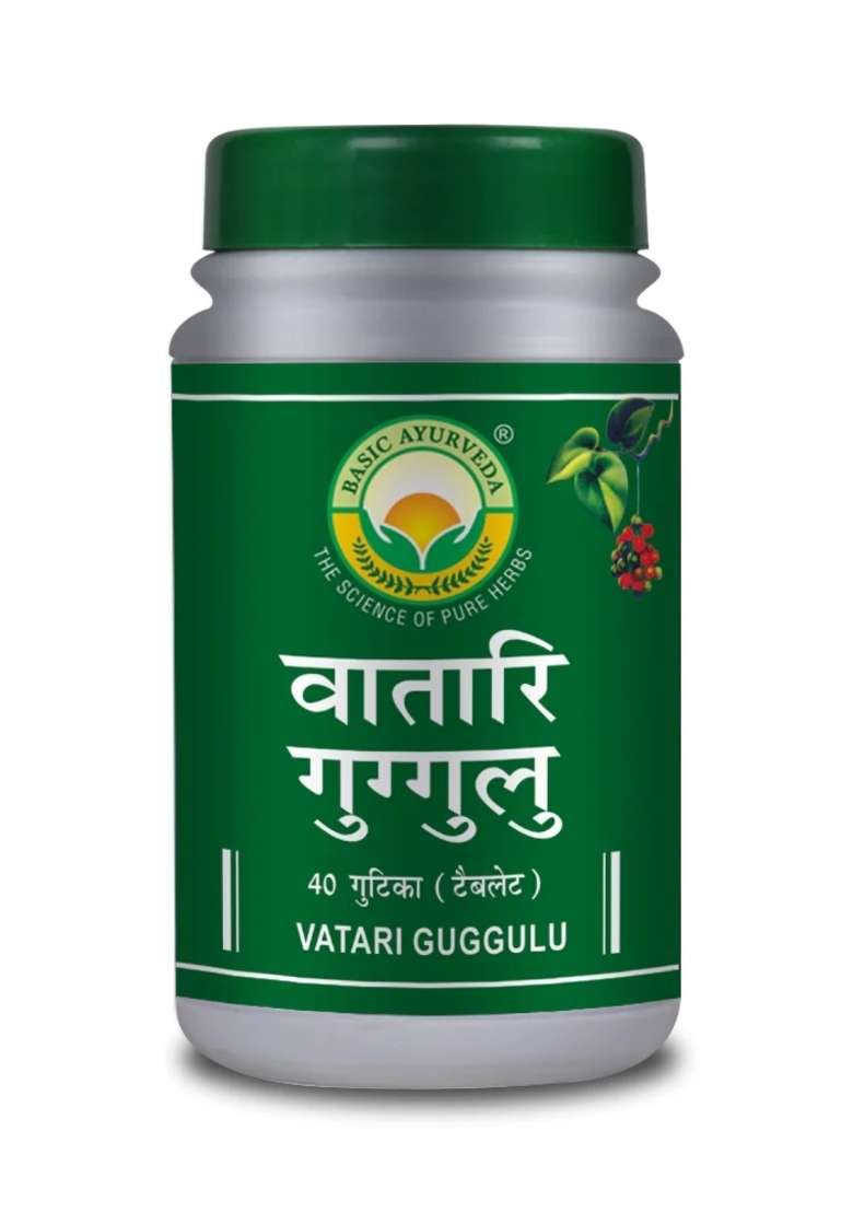 Basic Ayurveda Vatari Guggulu 40 Tablet - Indya