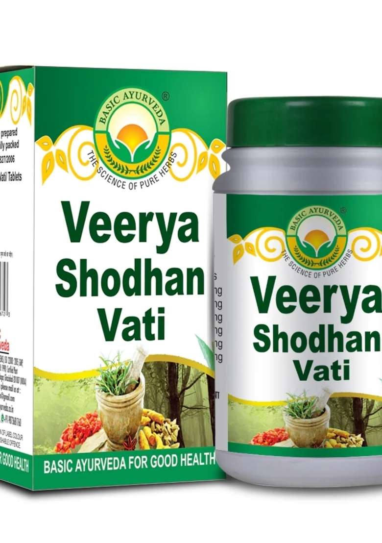Basic Ayurveda Veerya Shodhan Vati 40 Tablet - Indya