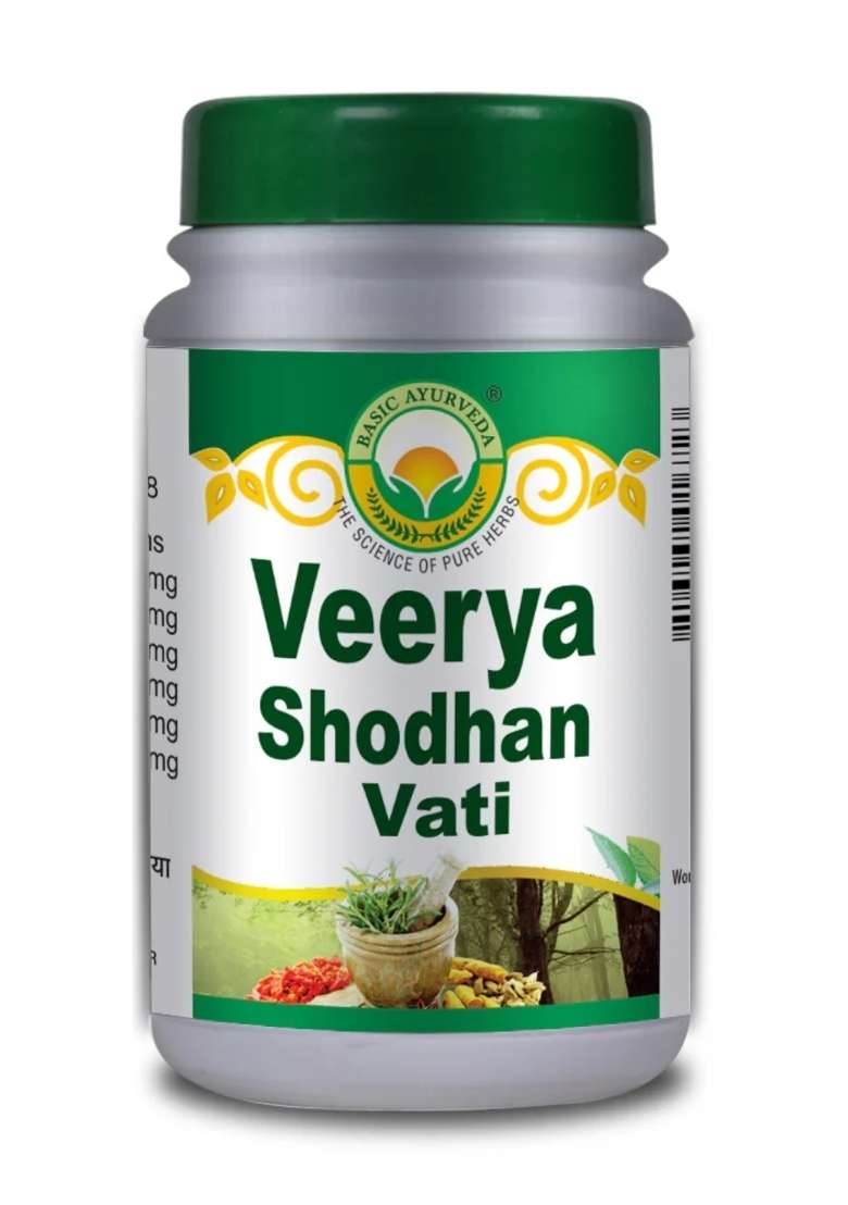 Basic Ayurveda Veerya Shodhan Vati 40 Tablet - Indya