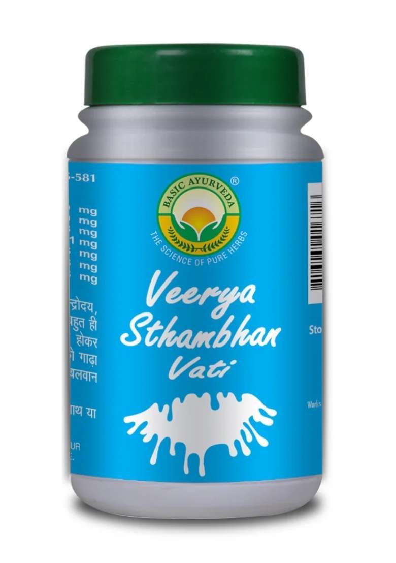 Basic Ayurveda Veerya Stambhan Vati 40 Tablet - Indya