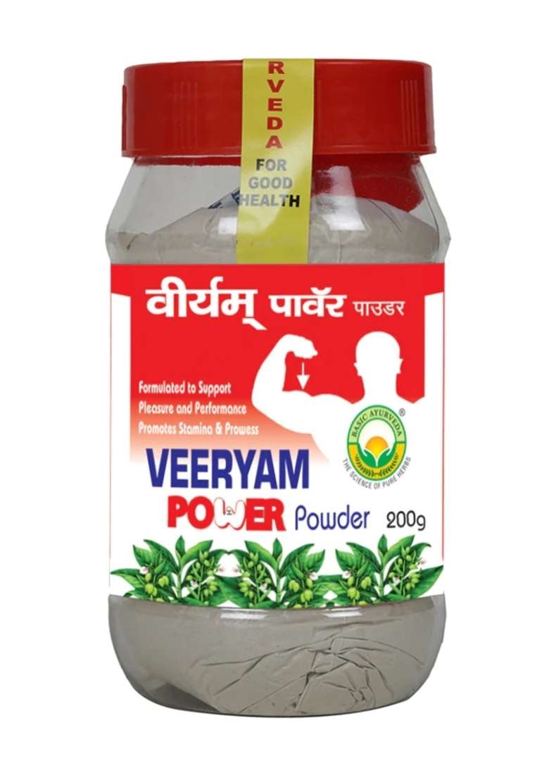 Basic Ayurveda Veeryam Power Powder 200 Gram - Indya