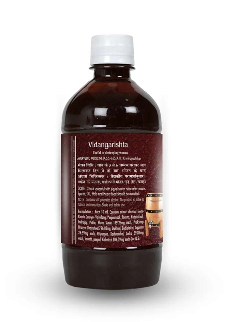 Basic Ayurveda Vidangarishta 450 Ml - Indya