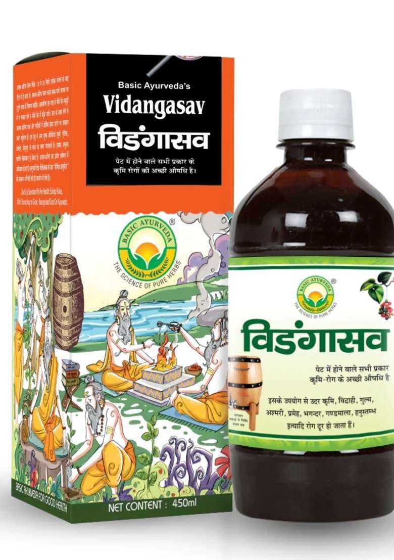 Basic Ayurveda Vidangasav 450Ml - Indya