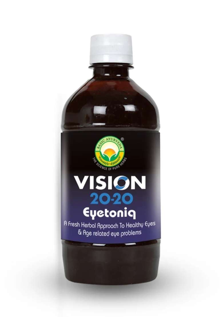 Basic Ayurveda Vision 20-20 Eyetoniq 450 Ml - Indya