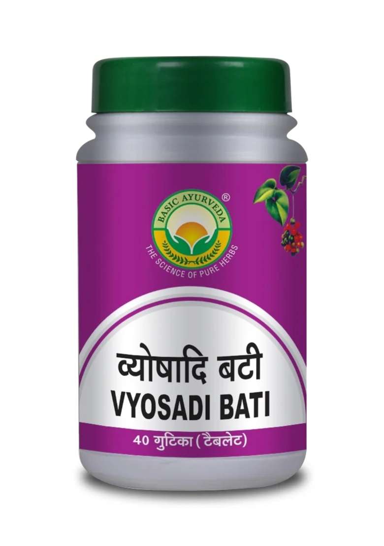 Basic Ayurveda Vyosadi Bati 40 Tablet - Indya
