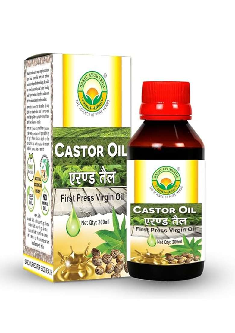 Basic Ayurveda Castor Oil 200 Ml - Indya