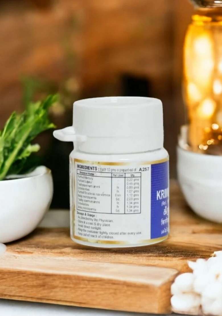 Ayurveda Krimimudgara Rasa 10 Gm - Indya