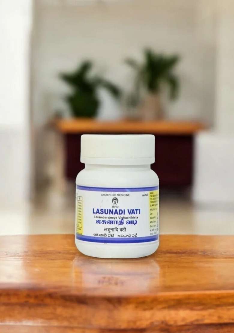 Ayurveda Lasunadivati 50 Gm - Indya