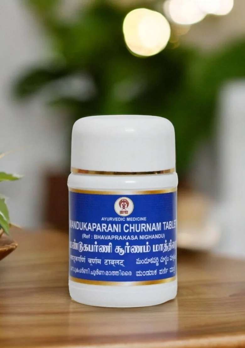 Ayurveda Mandukaparni Churnam Tablet 100 Nos - Indya