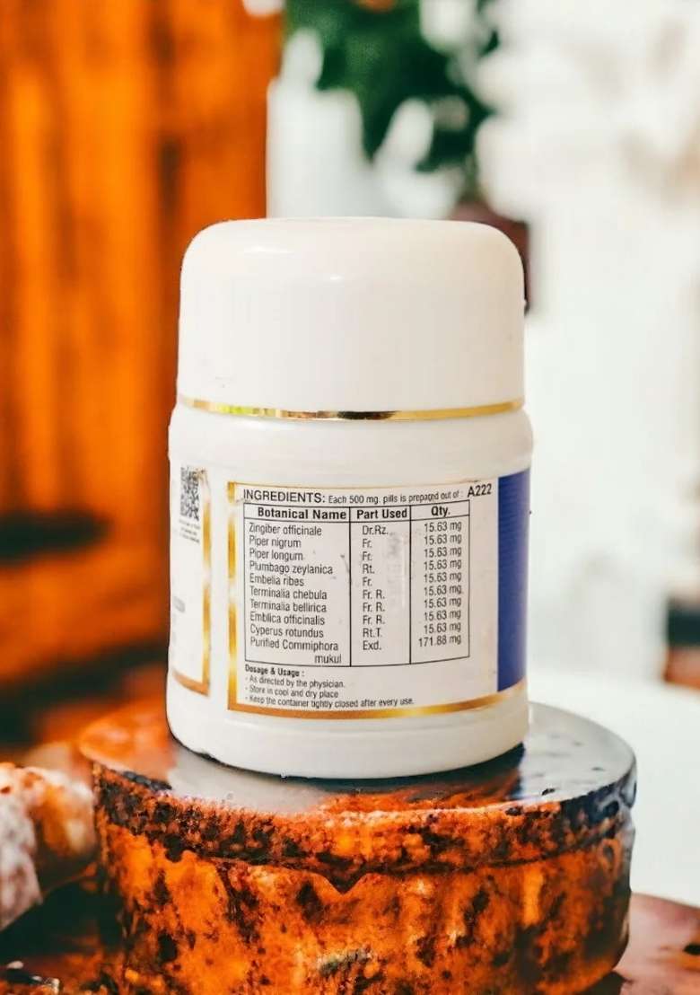 Ayurveda Navaka Guggulu 50 Nos - Indya