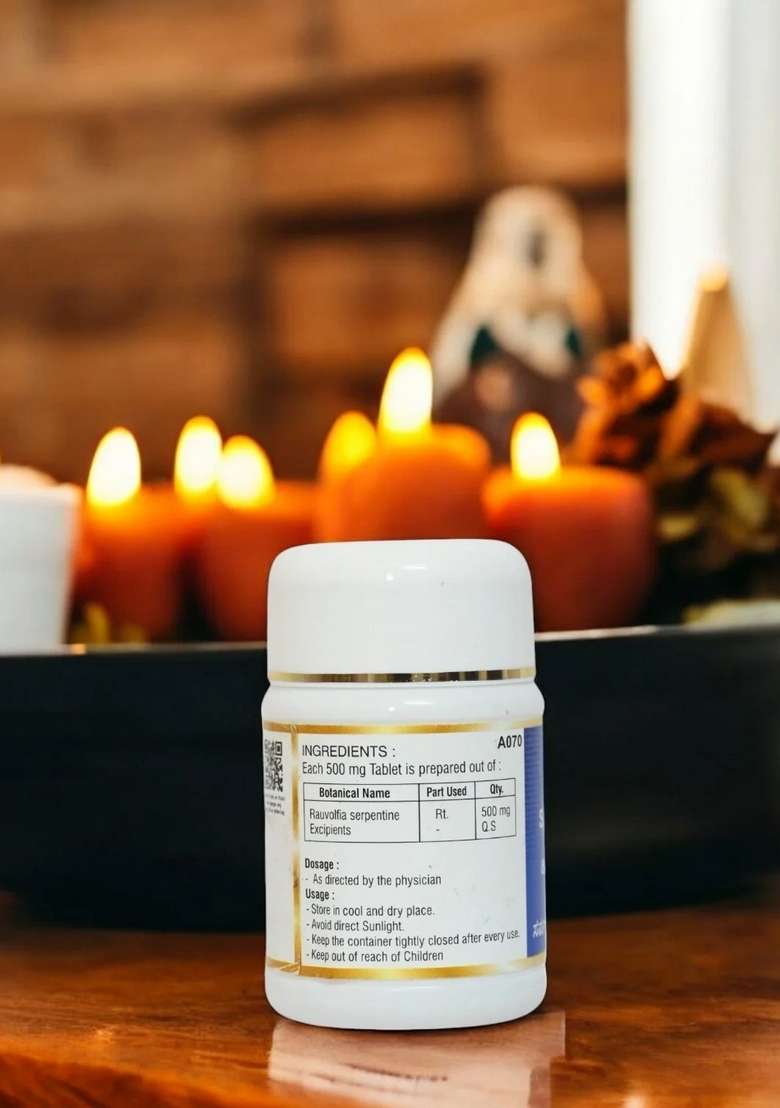 Ayurveda Sarpagandha Churnam Tablet 50 Nos - Indya